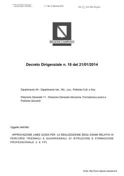 Linee guida esami percorsi IeFP