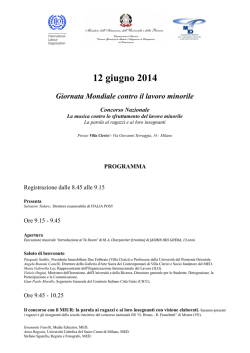 LA MUSICA CONTRO LO SFRUTTAMENTO DEL LAVORO