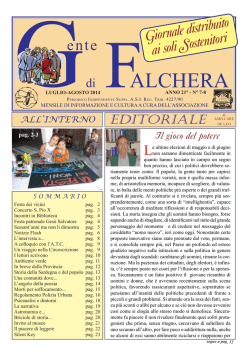 Lug-Ago 2014 - Gente di Falchera