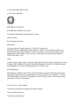 sentenza TAR Veneto 1374 del 2014