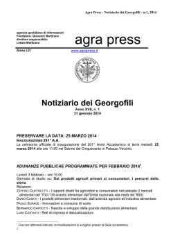 n. 1 - Accademia dei Georgofili