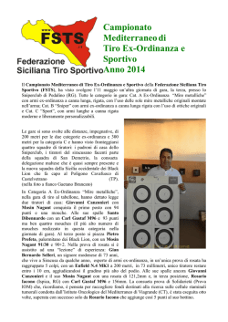 Campionato Mediterraneodi Tiro Ex-Ordinanza e