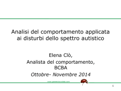 Comportamento - Benvenuto su Pane e Cioccolata