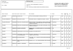 Libri di testo 2014-15