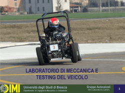 Introduzione al corso - Universit&agrave; degli Studi di Brescia