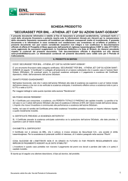 SCHEDA PRODOTTO SECURASSET ATHENA JET CAP Saint