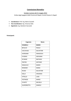 Commissione Biomedica - Ordine degli Ingegneri della provincia di