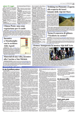 Materiali di una volta, incontro alla Cascina a San