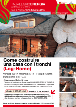 Come costruire una casa con i tronchi (Log-Home)