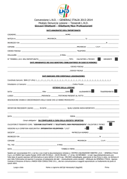 Convenzione L.N.D. &ndash; GENERALI ITALIA 2013