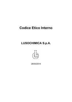 Codice Etico Interno
