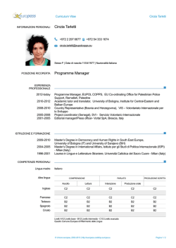 Europass CV