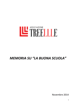 Documento - La Buona Scuola