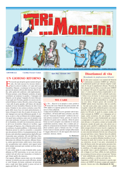 TIRI MANCINI maggio 2014 - Liceo Scientifico Mancini
