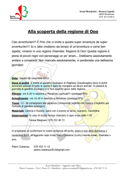 $lla scoperta della regione di Ooo