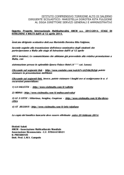 Nota informativa - Istituto Comprensivo &ldquo;Giovanni Paolo II&rdquo;