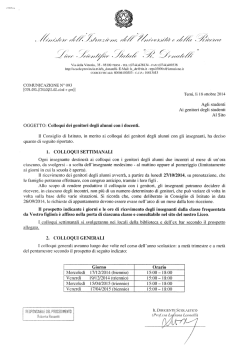 COM_093 - Colloqui dei genitori degli alunni con i docenti