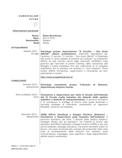 CV_Elena_Bertoluzza - Associazione il Cerchio