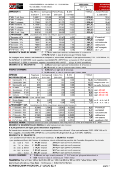 1&deg; luglio 2014 - Cassa Edile Brescia