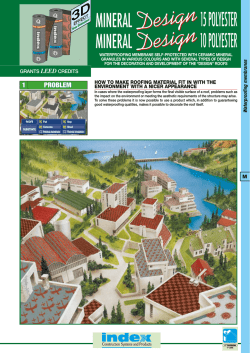 data sheet - Index S.p.A.