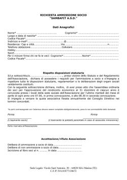 Diventa socio di Sambafit Asd