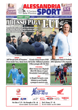 ADESSO PAGA LUI - diAlessandria.it