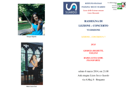 Sabato 8 marzo - ore 21.00