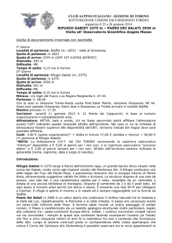 Rifugio Gabiet e Osservatorio scientifico Angelo Mosso