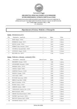 Scienze Mediche e Chirurgiche - Universit&agrave; degli Studi di Foggia