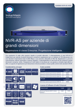 NVR-AS per aziende di grandi dimensioni