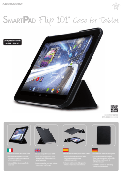 F lip 10.1&rdquo; Case for Tablet