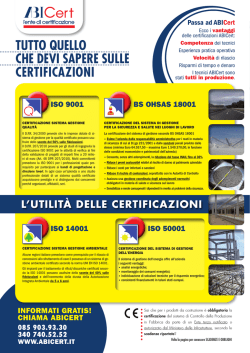 Scarica la Brochure ABICert