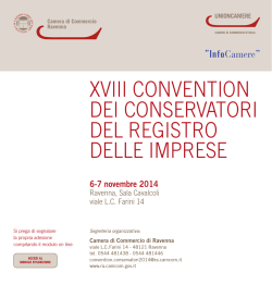 Programma completo della Convention