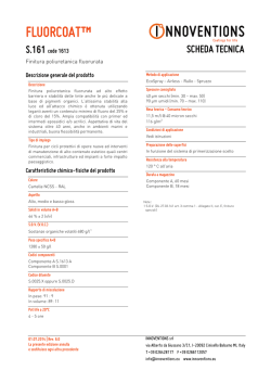 SCHEDA TECNICA FLUORCOAT&trade; S.161 code 1613