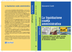 La liquidazione coatta amministrativa a