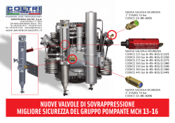 nuove valvole di sovrappressione migliore sicurezza del