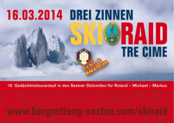 flyer - Bergrettung Sexten