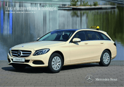 Listino prezzi taxi e autovetture a noleggio (PDF) - Mercedes