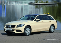Listino prezzi taxi e autovetture a noleggio (PDF) - Mercedes
