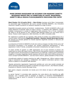 Scarica il documento - Massimo Zanetti Beverage Group