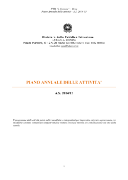 Piano annuale esteso