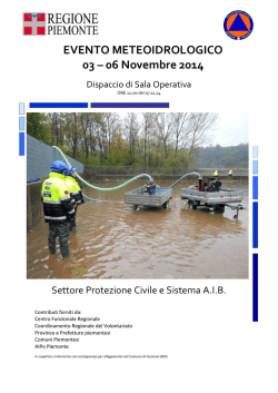 Dispaccio - Regione Piemonte