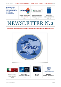 Newsletter n. 2 - aggiornamento (pdf)