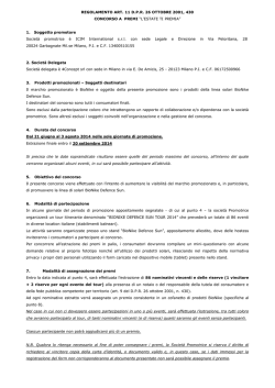 Scarica il regolamento