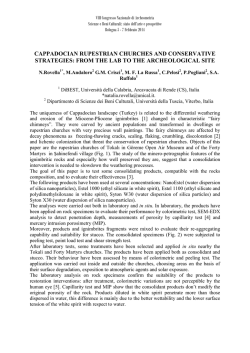 Rovella et al, CAPPADOCIAN RUPESTRIAN CHURCHES AND