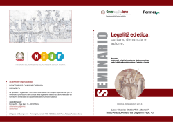 Programma della giornata