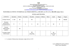 Piano Annuale Attivit&agrave; 2014/15 - Istituto Comprensivo "Tiberio Gulluni"