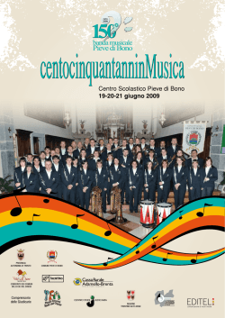 Il programma del 150&deg; anniversario di fondazione