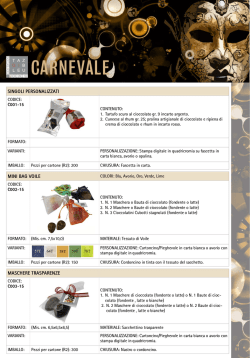 Catalogo Carnevale 2015
