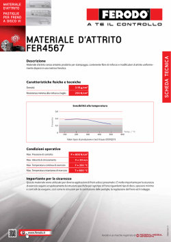 scarica le schede tecniche per pastiglie freno v.i.